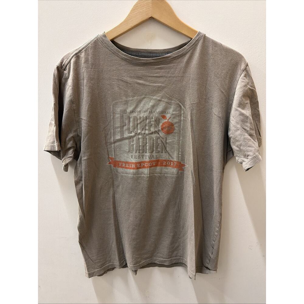 Disney Adult Tee - 2017 Epcot Flower And Garden Logo M